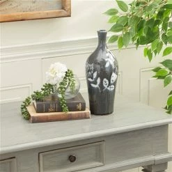 Best deal 👍 Grayson Lane Modern Black Ceramic Vase 🧨 -GRAYSON LANE Sales 2022 330862714 AlternateImage1 l
