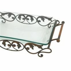 Best Pirce 😉 Grayson Lane Glass and Copper Serving Bowl 🤩 -GRAYSON LANE Sales 2022 330862717 AlternateImage2 l