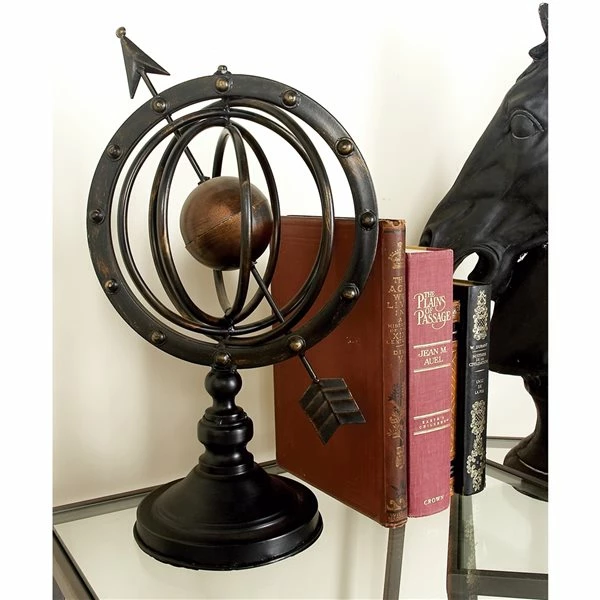 Buy 😉 Grayson Lane Brown Glass Globe 🤩 2 Buy 😉 Grayson Lane Brown Glass Globe 🤩 - Image 2