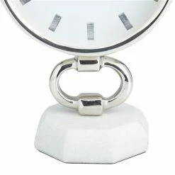 Best deal ✔️ Grayson Lane Analog Stainless Steel Round Tabletop Clock 🎁 -GRAYSON LANE Sales 2022 330862726 AlternateImage3 l