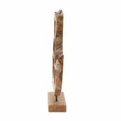 Flash Sale 🥰 Grayson Lane Contemporary Light Brown Teak Wood Abstract Sculpture 🔥 -GRAYSON LANE Sales 2022 330862732 AlternateImage4 l