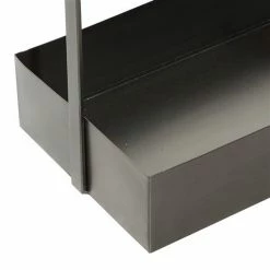 Promo 😀 Grayson Lane 2-Tier Black Metal Storage Basket 🤩 -GRAYSON LANE Sales 2022 330862734 AlternateImage4 l