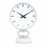 Best deal 👍 Grayson Lane Modern Silver Analog Round Tabletop Clock ⌛