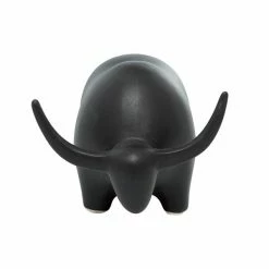Cheapest 👏 Grayson Lane Contemporary Black Ceramic Bull Sculpture 👏 -GRAYSON LANE Sales 2022 330862765 AlternateImage3 l