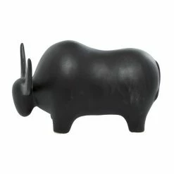 Cheapest 👏 Grayson Lane Contemporary Black Ceramic Bull Sculpture 👏 -GRAYSON LANE Sales 2022 330862765 AlternateImage4 l