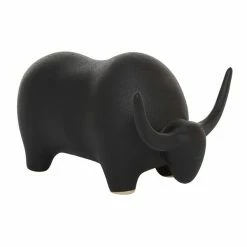 Cheapest 👏 Grayson Lane Contemporary Black Ceramic Bull Sculpture 👏