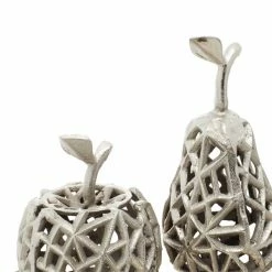 Brand new 🎁 Grayson Lane Silver Aluminum Tray with Fruits 👍 -GRAYSON LANE Sales 2022 330862769 AlternateImage2 l