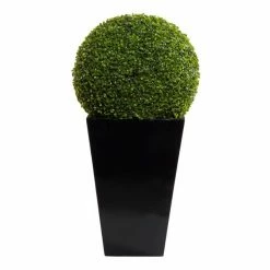 Hot Sale 🛒 Grayson Lane 40.25-in Artificial Boxwood Tree ⭐