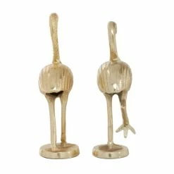 Cheapest 🔥 Grayson Lane Gold Flamingo Aluminum Sculptures - Set of 2 🔥 -GRAYSON LANE Sales 2022 330862779 AlternateImage5 l