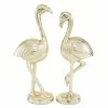 Cheapest 🔥 Grayson Lane Gold Flamingo Aluminum Sculptures - Set of 2 🔥