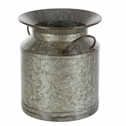 Hot Sale ✔️ Grayson Lane Grey Metal Jars - Set of 2 🔥 -GRAYSON LANE Sales 2022 330862786 AlternateImage4 l