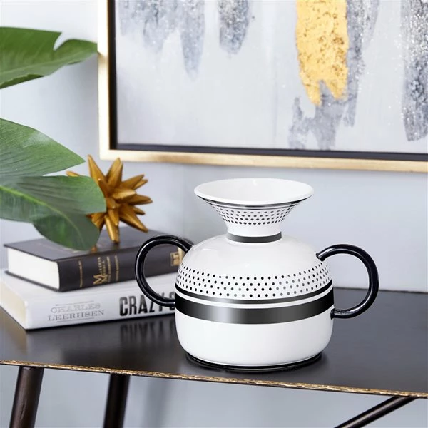 Best reviews of ๐ Grayson Lane Eclectic White and Black Ceramic Vase ๐งจ 2 Best reviews of ๐ Grayson Lane Eclectic White and Black Ceramic Vase ๐งจ - Image 2