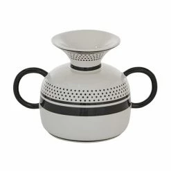 Best reviews of 👍 Grayson Lane Eclectic White and Black Ceramic Vase 🧨