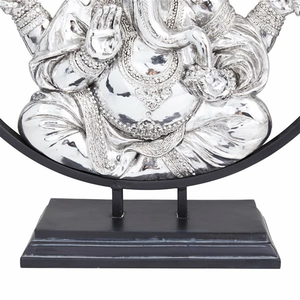 Deals ⭐ Grayson Lane Black and Silver Polystone Sculpture ✔️ 2 Deals ⭐ Grayson Lane Black and Silver Polystone Sculpture ✔️ - Image 2