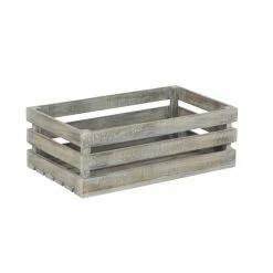New 👍 Grayson Lane Distressed Brown Mango Wood Trays - Set of 3 🤩 -GRAYSON LANE Sales 2022 330862805 AlternateImage4 l