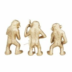 Cheap ⌛ Grayson Lane Gold Polystone Monkey Sculpture 🤩 -GRAYSON LANE Sales 2022 330862816 AlternateImage5 l