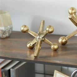 Discount 👏 Grayson Lane Gold Aluminum Geometric Scultures - Set of 2 👍 -GRAYSON LANE Sales 2022 330862820 AlternateImage2 l