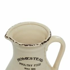 Cheap 👏 Grayson Lane White Farmhouse Porcelain Vases - Set of 3 👏 -GRAYSON LANE Sales 2022 330862821 AlternateImage3 l