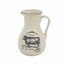 Cheap 👏 Grayson Lane White Farmhouse Porcelain Vases - Set of 3 👏 -GRAYSON LANE Sales 2022 330862821 AlternateImage4 l