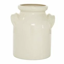 Best reviews of 🔥 Grayson Lane Beige Ceramic Farmhouse Vase 💯 -GRAYSON LANE Sales 2022 330862827 AlternateImage6 l