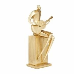 Outlet 💯 Grayson Lane Gold Contemporary Polystone Sculpture 👍 -GRAYSON LANE Sales 2022 330862854 AlternateImage3 l