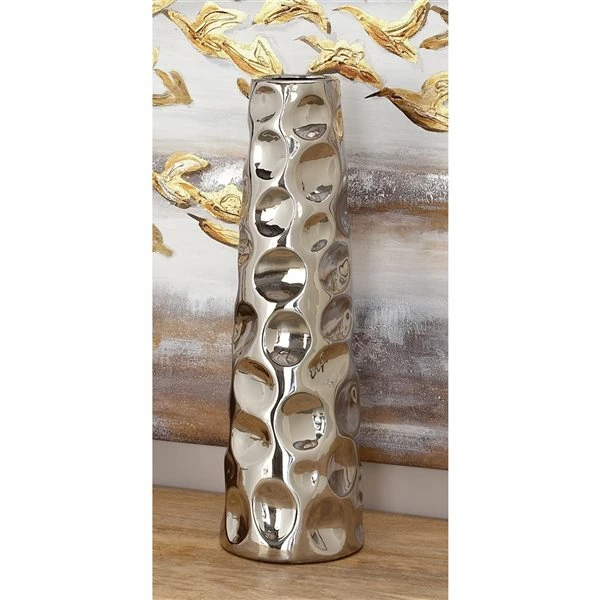 Buy π Grayson Lane Glam Silver Ceramic Vase π 2 Buy π Grayson Lane Glam Silver Ceramic Vase π - Image 2