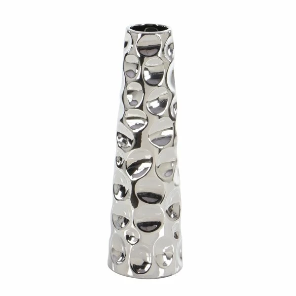 Buy π Grayson Lane Glam Silver Ceramic Vase π 4 Buy π Grayson Lane Glam Silver Ceramic Vase π - Image 4