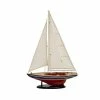 Brand new 🔔 Grayson Lane Dark Brown Wood Sail Boat Sculpture 🔔
