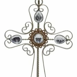 Hot Sale ❤️ Grayson Lane Assorted Colours Metal Cross Sculptures - Set of 3 🔥 -GRAYSON LANE Sales 2022 330862865 AlternateImage2 l