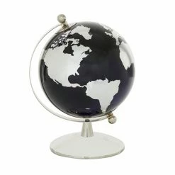 Best reviews of 🔥 Grayson Lane Black and Silver Stainless Steel Globe 🎁