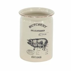 Promo ❤️ Grayson Lane White Porcelain Jars - Set of 3 ✔️ -GRAYSON LANE Sales 2022 330862872 AlternateImage4 l