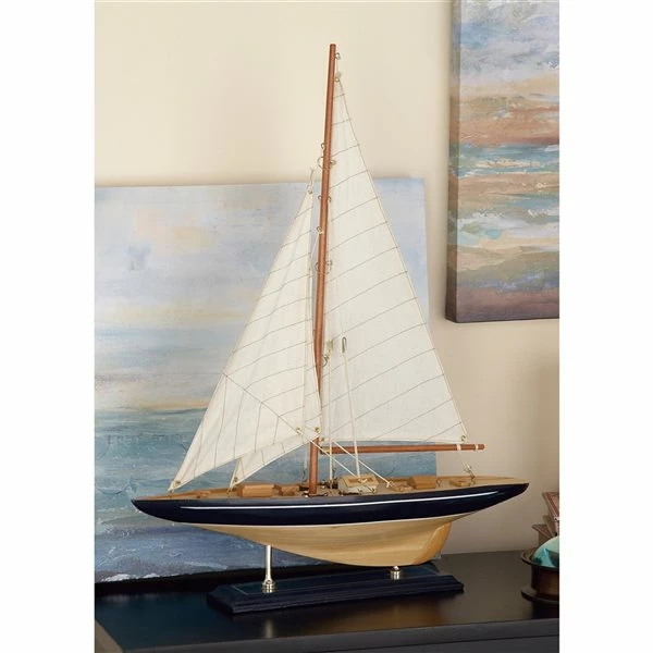 Top 10 ⭐ Grayson Lane Light Brown Wood Sail Boat Sculpture 😍 2 Top 10 ⭐ Grayson Lane Light Brown Wood Sail Boat Sculpture 😍 - Image 2