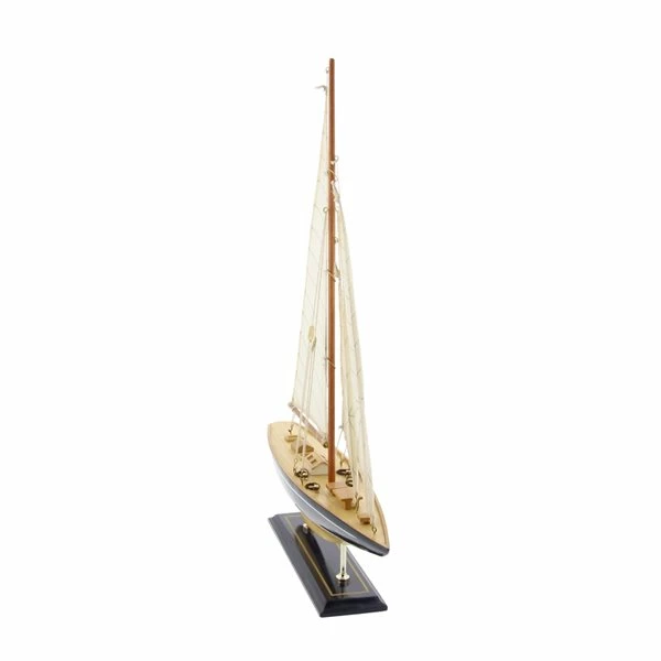 Top 10 ⭐ Grayson Lane Light Brown Wood Sail Boat Sculpture 😍 5 Top 10 ⭐ Grayson Lane Light Brown Wood Sail Boat Sculpture 😍 - Image 5