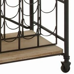 Best reviews of 🔥 Grayson Lane 48-in x 31-in Brown Metal Wine Rack ✨ -GRAYSON LANE Sales 2022 330862879 AlternateImage2 l
