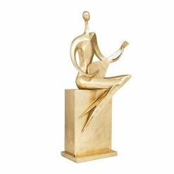 Discount ✨ Grayson Lane Gold Polystone Contemporary Sculpture 🔔 -GRAYSON LANE Sales 2022 330862882 AlternateImage3 l