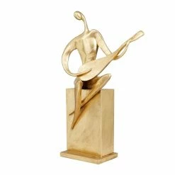 Discount ✨ Grayson Lane Gold Polystone Contemporary Sculpture 🔔