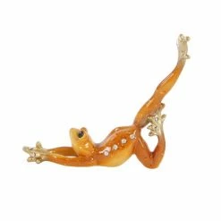 Buy ⌛ Grayson Lane Assorted Colours Polystone Frog Sculptures - Set of 3 🔔 -GRAYSON LANE Sales 2022 330862883 AlternateImage4 l