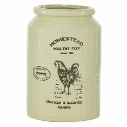 Hot Sale 😍 Grayson Lane Beige Farmhouse Decorative Ceramic Vase 😀