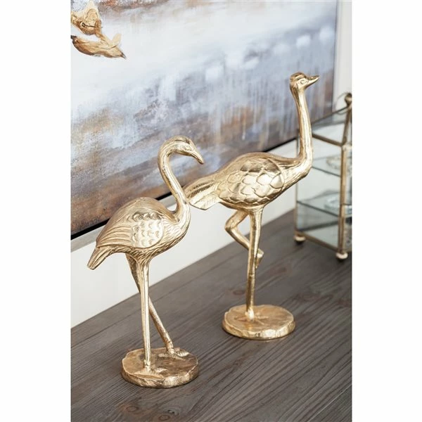 Best deal ๐ฅฐ Grayson Lane Gold Aluminum Coastal Bird Sculptures - Set of 2 ๐ 2 Best deal ๐ฅฐ Grayson Lane Gold Aluminum Coastal Bird Sculptures - Set of 2 ๐ - Image 2
