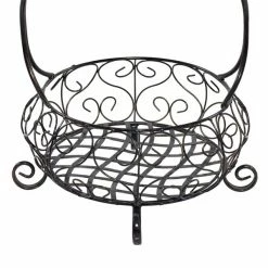 Best reviews of ❤️ Grayson Lane 2-Tier Black Basket Stand ❤️ -GRAYSON LANE Sales 2022 330862889 AlternateImage3 l