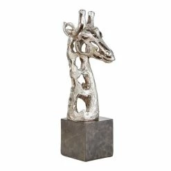 Hot Sale ⭐ Grayson Lane Silver Polystone Giraffe 💯 -GRAYSON LANE Sales 2022 330862892 AlternateImage4 l