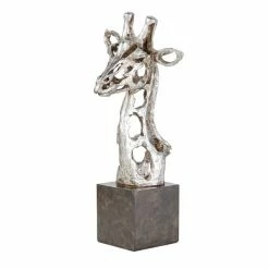 Hot Sale ⭐ Grayson Lane Silver Polystone Giraffe 💯