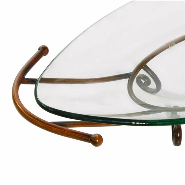 Buy ๐งจ Grayson Lane Brass and Glass Serving Bowl ๐ 3 Buy ๐งจ Grayson Lane Brass and Glass Serving Bowl ๐ - Image 3