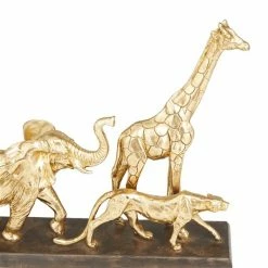 Best Pirce 💯 Grayson Lane Gold Polystone Safari Animals Sculpture 🛒 -GRAYSON LANE Sales 2022 330862896 AlternateImage2 l