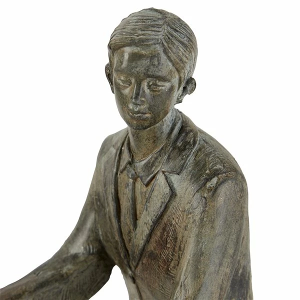 Buy 🌟 Grayson Lane Grey Polystone Bicycle 🤩 3 Buy 🌟 Grayson Lane Grey Polystone Bicycle 🤩 - Image 3