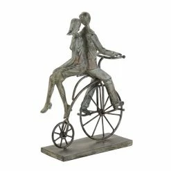 Deals 🎁 Grayson Lane Grey Polystone Couple on Bicycle ✔️ -GRAYSON LANE Sales 2022 330862907 AlternateImage4 l
