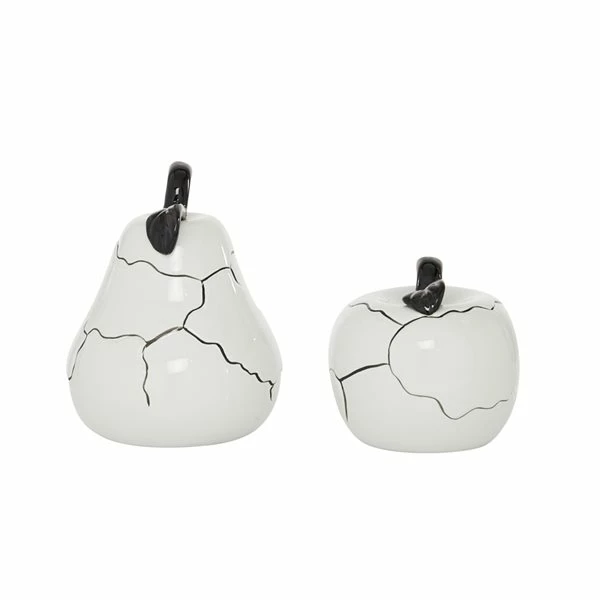Buy 🌟 Grayson Lane White Domolite Fruit Sculptures - Set of 2 ✨ 4 Buy 🌟 Grayson Lane White Domolite Fruit Sculptures - Set of 2 ✨ - Image 4