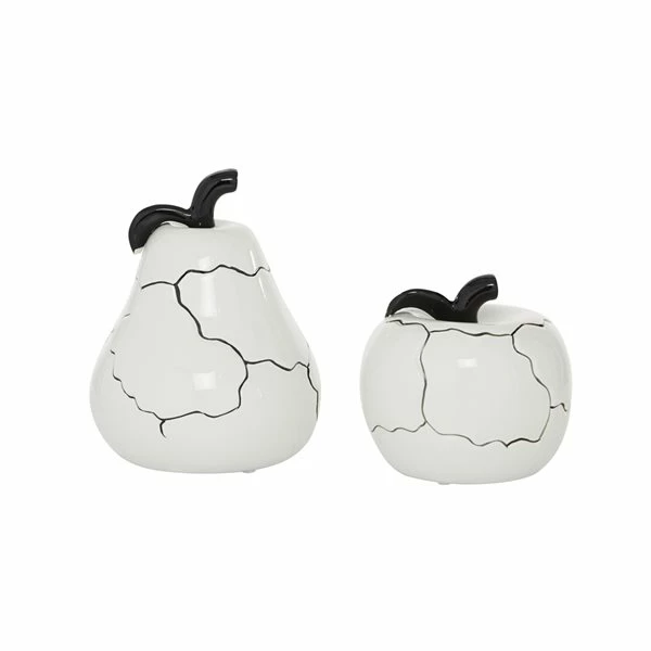 Buy 🌟 Grayson Lane White Domolite Fruit Sculptures - Set of 2 ✨ 5 Buy 🌟 Grayson Lane White Domolite Fruit Sculptures - Set of 2 ✨ - Image 5