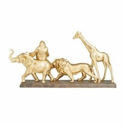 Outlet ❤️ Grayson Lane Gold Safari Animals Polystone Sculpture 😉 7 Outlet ❤️ Grayson Lane Gold Safari Animals Polystone Sculpture 😉 -GRAYSON LANE Sales 2022 330862923 AlternateImage5 l