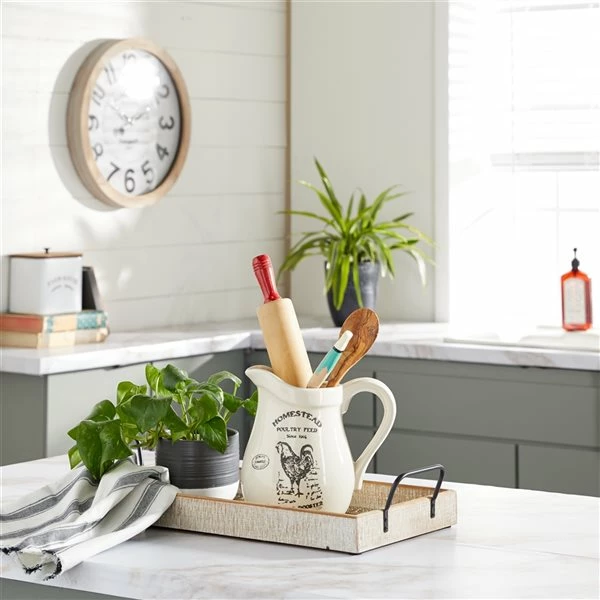 Cheapest ๐ Grayson Lane Farmhouse Beige Decorative Ceramic Vase ๐งจ 2 Cheapest ๐ Grayson Lane Farmhouse Beige Decorative Ceramic Vase ๐งจ - Image 2